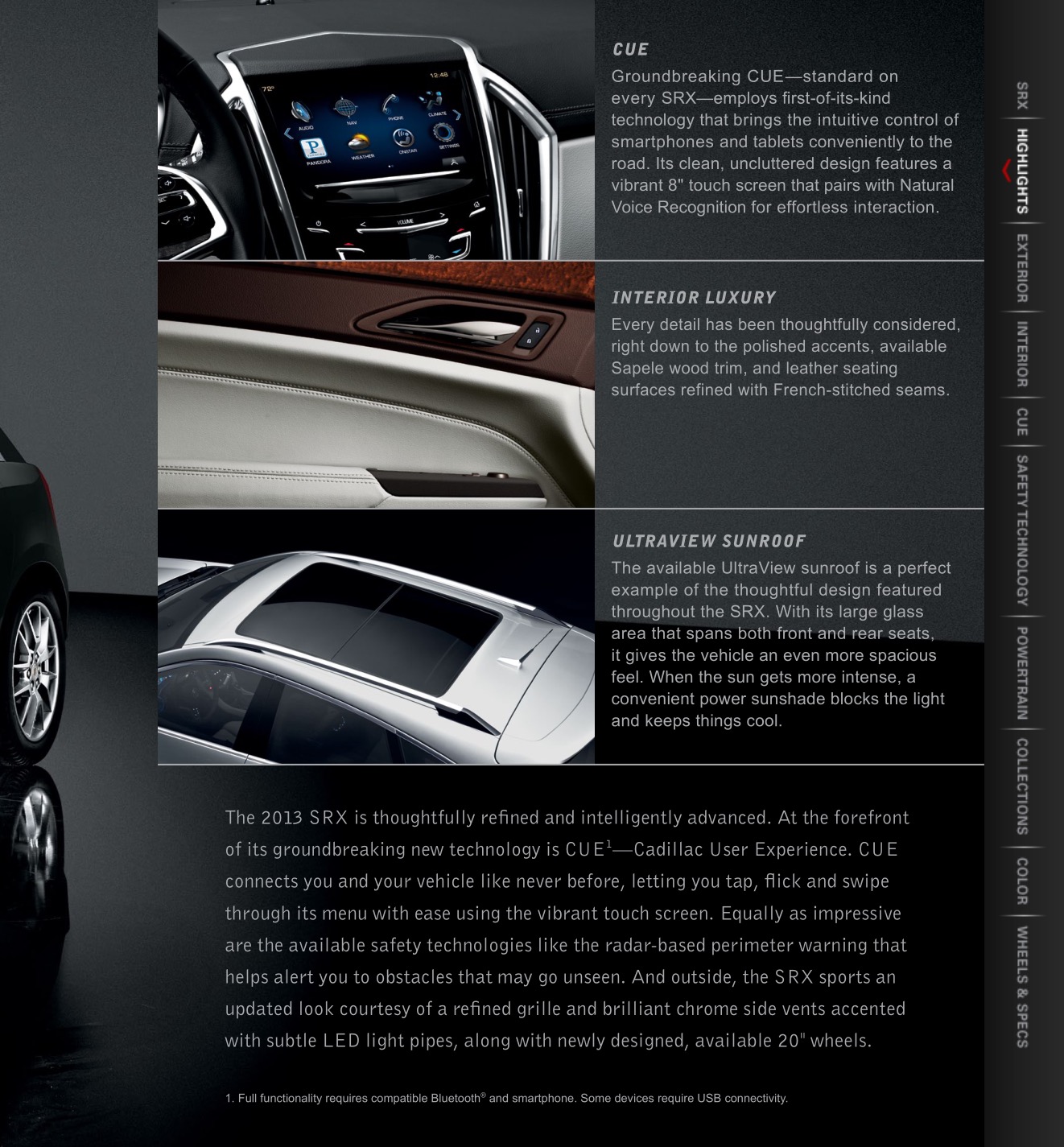 2013 Cadillac SRX Brochure Page 48